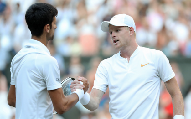 Djokovic avenged his Madrid loss to Edmund at Wimbledon (John Patrick Fletcher/Action Plus/Getty Images)