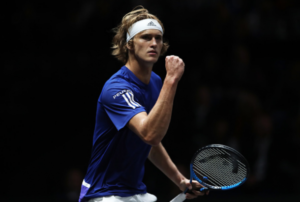 Sascha Zverev went two for two at the Laver Cup last year, winning both his singles matches (Julian Finney/Getty Images)