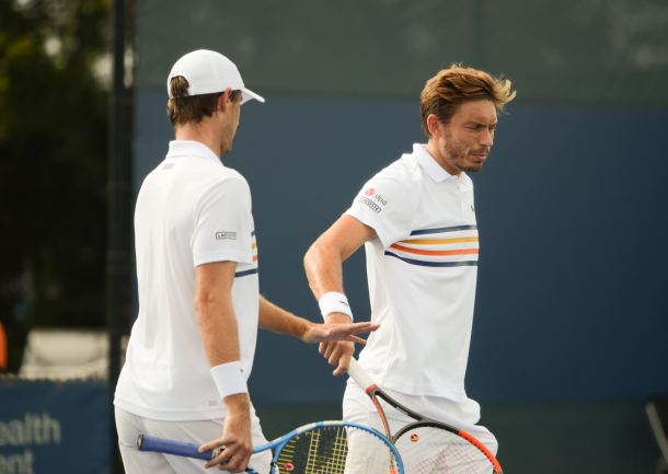 Roger-Vasselin and Mahut came from behind to send it to a decider (Noel Alberto/VAVEL USA)