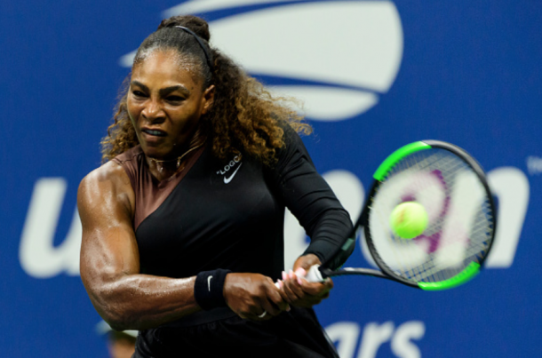 Serena's groundstrokes were excellent (TPN/Getty Images)