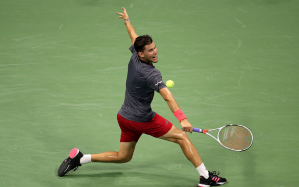 Dominic Thiem willed himself to send the match to a decider (Alex Pantling/Getty Images)