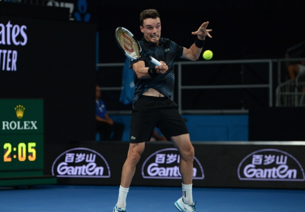 The Bautista Agut forehand was a weapon all day (Anadolu Agency/Getty Images)