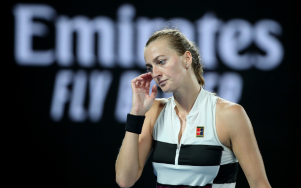 Petra Kvitova had chances to go up 3-0 in the second set but let it slip (Quinn Rooney/Getty Images)