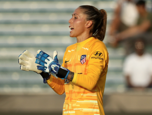 Atlético Madrid goalkeeper Lola Gallardo. (Photo by Streeter Lecka/International Champions Cup/Getty Images)