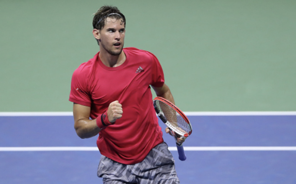 The semifinal in New York is Thiem's best run here (Photo: Matthew Stockman)