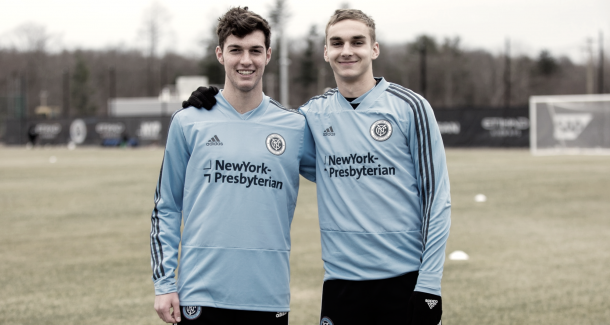 NYCFC's first ever homegrown signings. | Photo: New York City FC