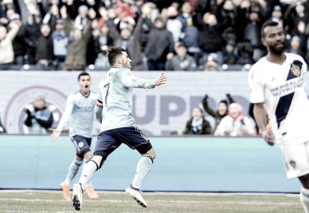 David Villa will return to the NYCFC lineup on Saturday. | Photo: Ashley Marshall / MLSGB.com