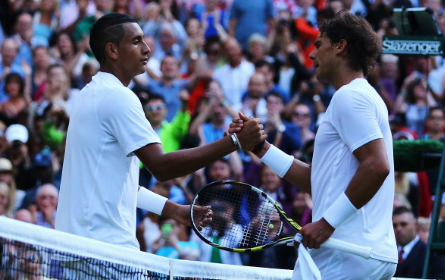 Kyrgios beat Nadal at Wimbledon in four sets in 2014 (Getty Images/Al Bello)