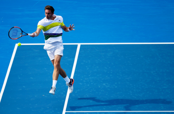 Nicolas Mahut in round one action (Photo: Brett Hemmings/Getty images) 