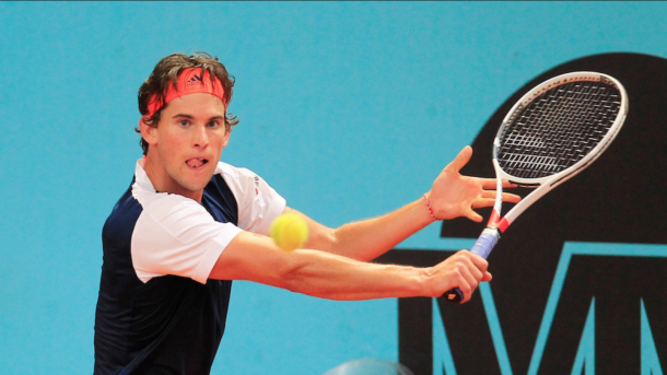 Dominic Thiem in action a the Mutua Madrid Open, where he came runners-up (Photo: Denis Doyle/.Getty Images)