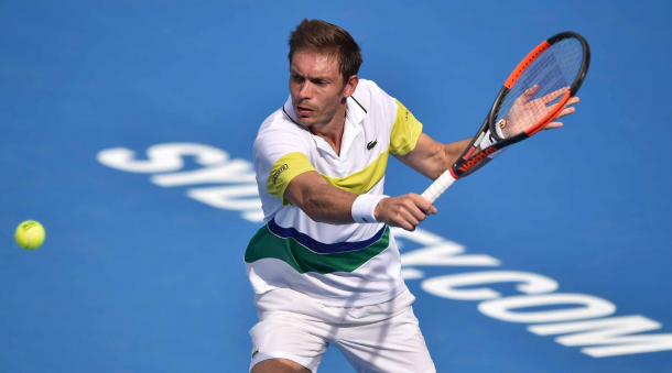 Nicolas Mahut during the Sydney International (Photo: Brett Hemmings/Getty Images) 