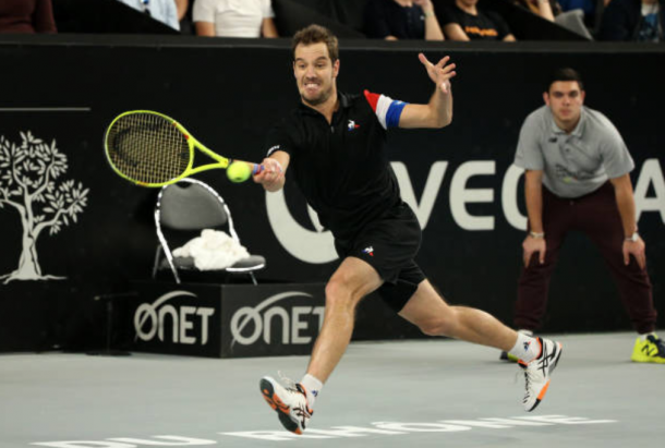 Richard Gasquet in action at the Open 13 in Marseille (Photo: Jean Catuffe/Getty Images)