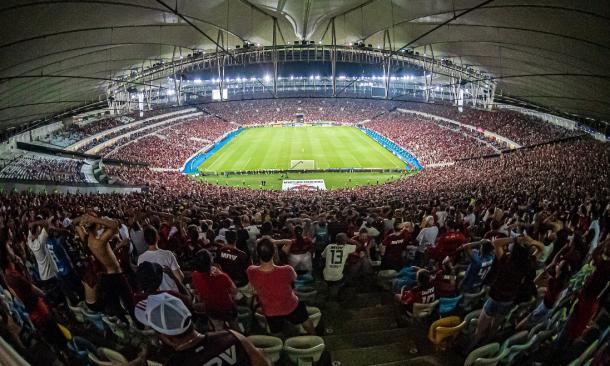 Público de 65.930 no Maracanã (Foto: Reprodução/CR Flamengo)