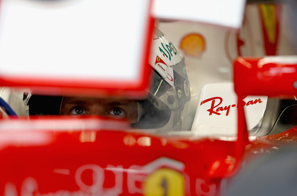 Sebastian Vettel durante los entrenamientos de hoy en Sepang | Imagen: GettyImages 