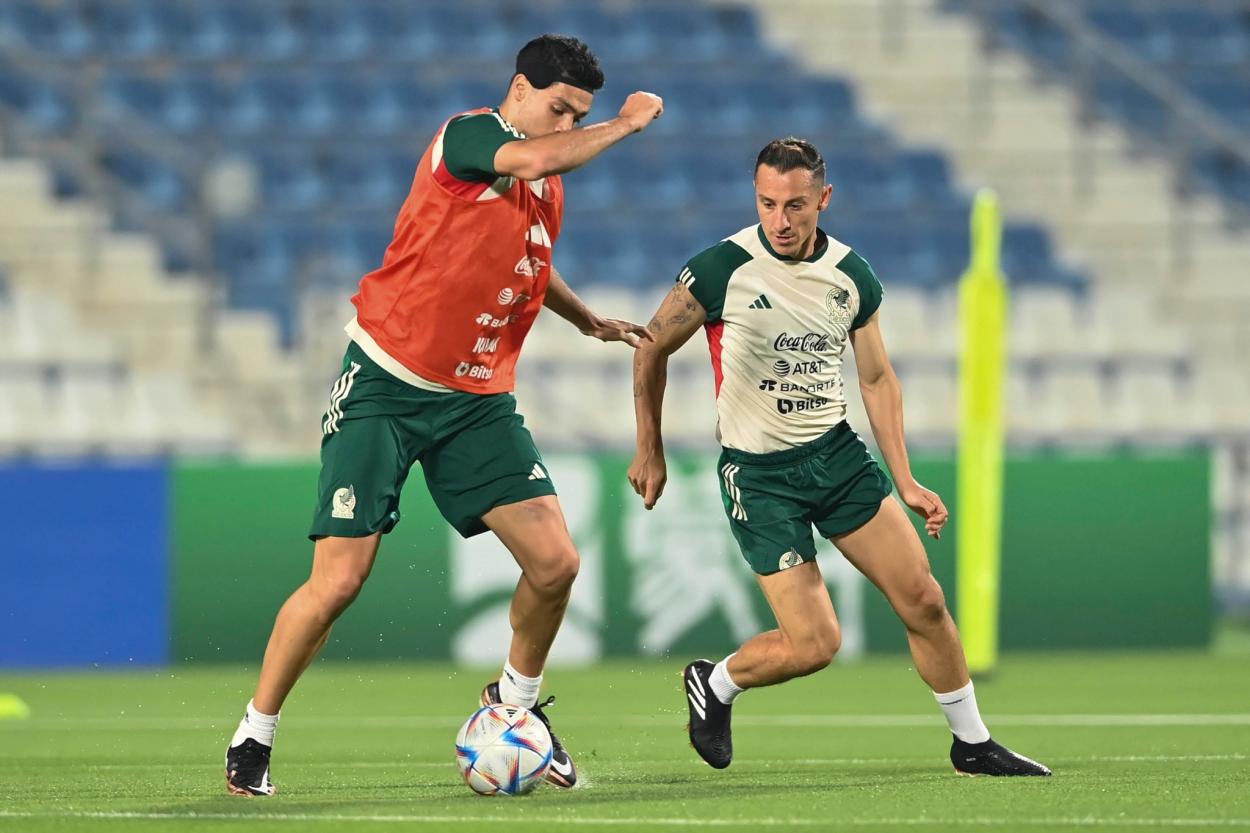 Andrés Guardado en entrenamiento, Qatar 2022 | Foto: Federación Mexicana de Fútbol