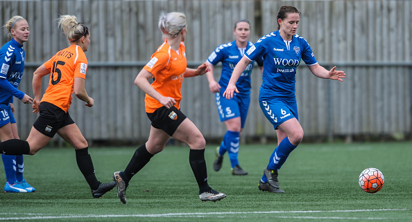 Sarah Mcfadden is one of the handful of ex-Sunderland players at Durham, her years of experience huge for the Wildcats (Credit: Serena Taylor/Getty)