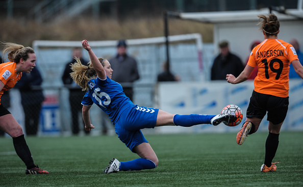 Due to the strange nature of fixtures this year, Durham have played both Sheffield and the London Bees three times. Sarah Eadon has featured in five of the six (Photo credit: Serena Taylor/Getty)