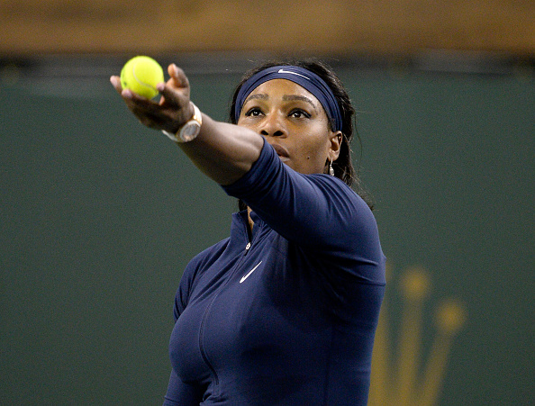 Serena Williams back in action in Indian Wells (Photo: Getty Images/Kevork Djansezian)