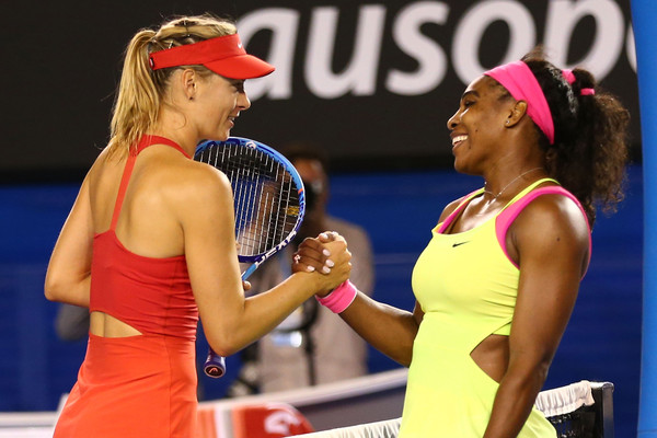 Williams has come out on the winning end of every one of her meetings against Sharapova since 2005, winning their last eighteen matches with seven of them in finals. Since 2005, she has beaten the Russian to win three Grand Slam, an Olympic gold medal, two Premier Mandatory and Premier 5 titles and one of her five year-end championship titles. | Photo: Clive Brunskill/Getty Images