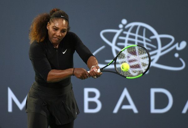 Serena Williams looked to have a gauge of her own playing level in this match | Photo: Tom Dulat/Getty Images Europe