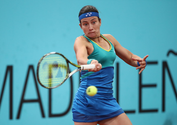 Sevastova hasn't dropped a set all week in the Spanish capital but she will have her hands full with Halep (Photo by Julian Finney / Getty Images)