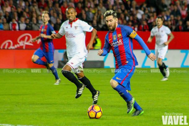 Messi estuvo sublime en la segunda parte frente al Sevilla. Foto: Raúl Pajares-Vavel-.