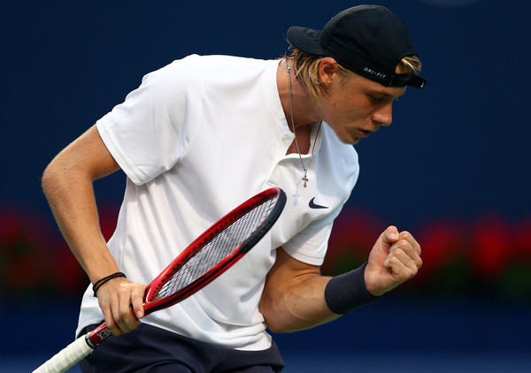 Shapovalov had to stay super focused during the comeback against Fognini. Photo: Getty Images