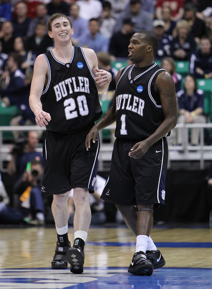 Mack played with Jazz teammate Gordon Hayward while at Butler chasing NCAA titles (Jed Jacobsohn/Getty Images).