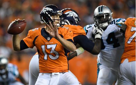 Trevor Siemian of the Denver Broncos did enough for his team to beat the Caolina Panthers | Source: Helen H. Richardson - The Denver Post via Getty Images