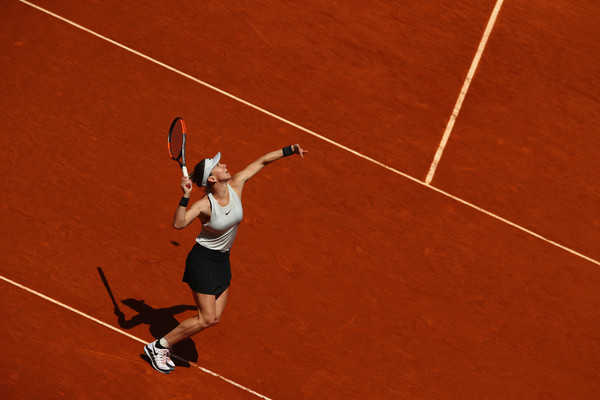 Simona Halep's serves were too good today, having been broken just once | Photo: Clive Brunskill/Getty Images Europe