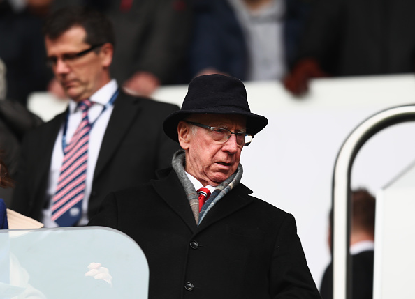 Sir Bobby Charlton watches on as United are embarrassed by Spurs | Photo: Julien Finney/Getty Images Sport