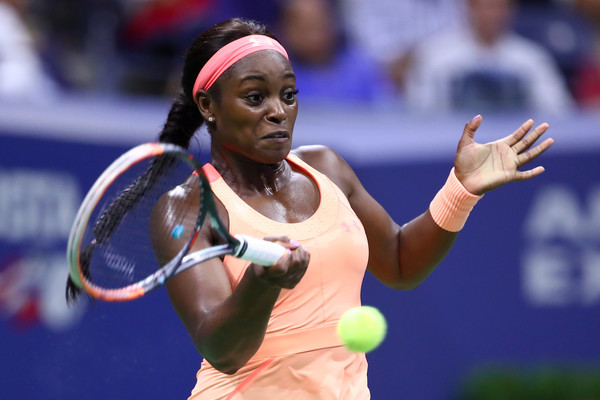 Sloane Stephens in action during her first ever US Open semifinal | Photo: Clive Brunskill/Getty Images North America