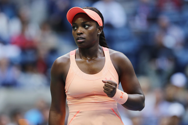 Sloane Stephens celebrating a point won during the US Open final | Photo: Elsa/Getty Images North America
