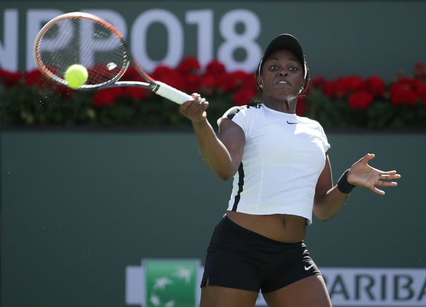 Sloane Stephens' baseline game was at its best today, although her opponent helped by providing many unforced errors | Photo: Jeff Gross/Getty Images North America