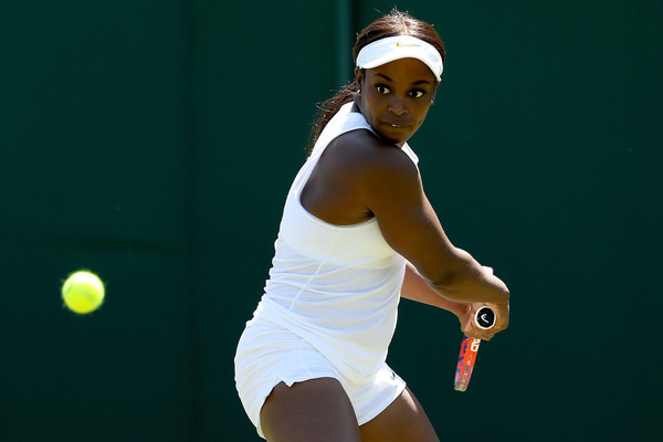 Sloane Stephens seen during a practice session at Wimbledon during the week | Photo: Matthew Stockman/Getty Images Europe