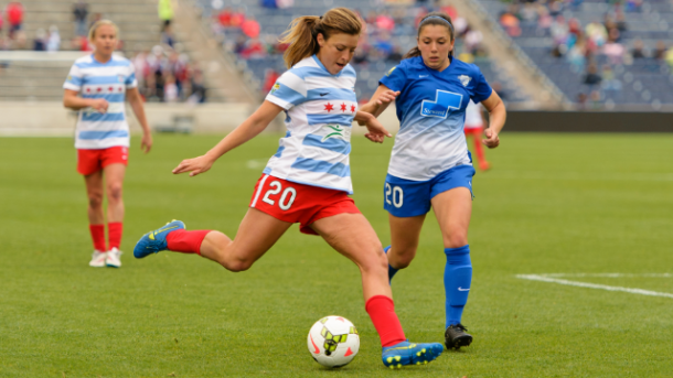 Sofia Huerta with the Chicago Red Stars (Photo courtesy of Chicago Red Stars)