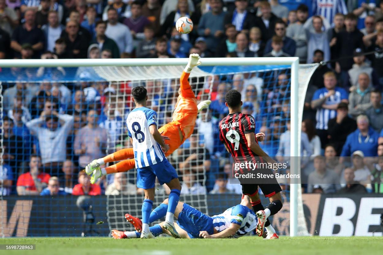 Solanke scores the opener a the AMEX - Steve Bardens, Getty Images