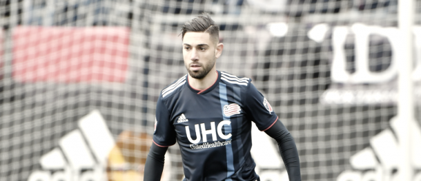 Gabriel Somi in his first home game | Photo: Keith Nordstrom - New England Revolution 