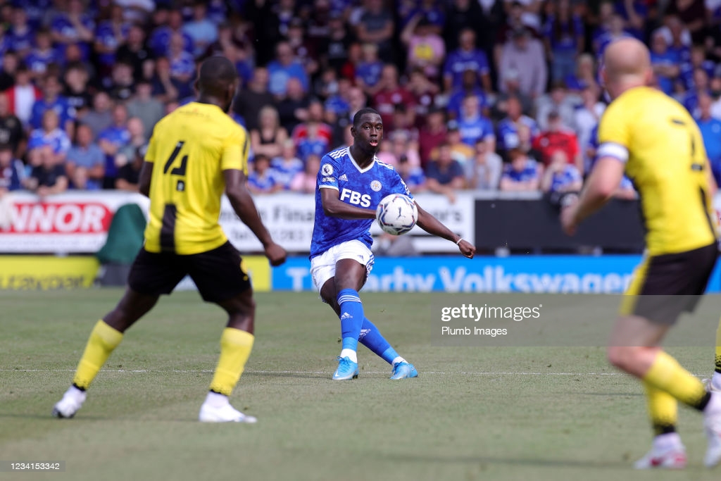 Boubakary Soumaré controlled the midfield well in his first Leicester game | Credit: Plumb Images | Getty Images