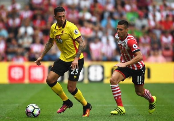 Jose Holebas in action against Southampton (Photo: Action Images)