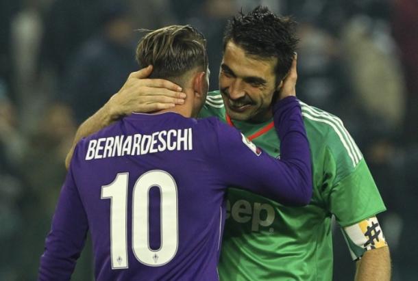 Bernardeschi e Buffon, entrambi nativi di Carrara. | Fonte immagine: Sport Tiscali