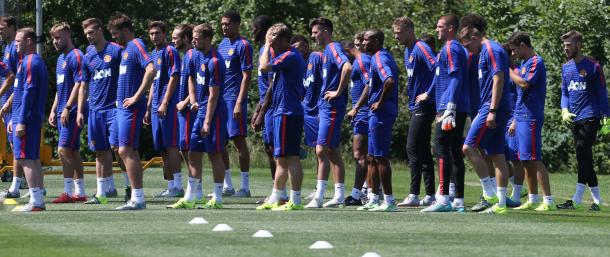 United in training during tour 2015 | Pic Daily Mail