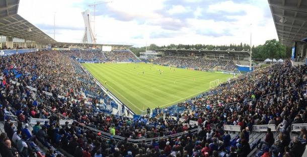 Stade Saputo durante un encuentro del Impact (impactmontreal.com)