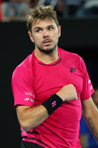 Stan Wawrinka celebrates after winning the fourth set | Photo: Scott Barbour/Getty Images AsiaPac