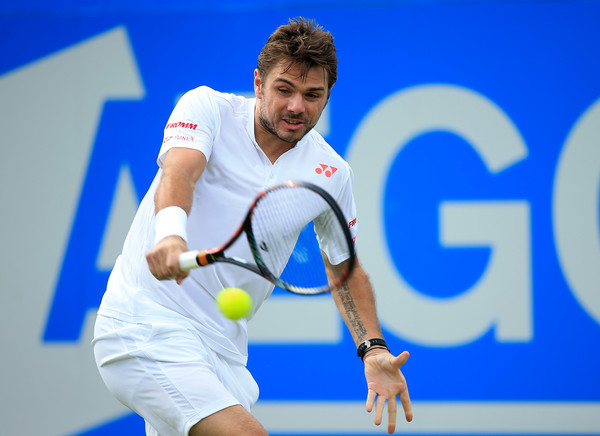 Stan Wawrinka in Aegon Championships action against Fernando Verdasco. Photo: Ben Hoskins/Getty Images