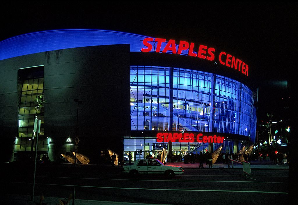 Photo: Staples Center.