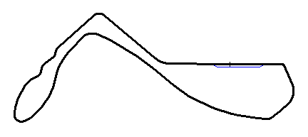 The layout of the Stardust International Raceway 