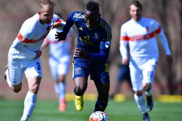 Action from FC Cincinnati and Bethlehem Steel FC / courtesy Bethlehem Steel FC Facebook Page 