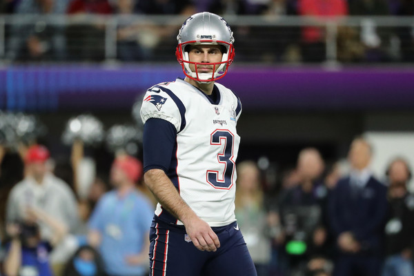 It was a disastrous night for the normally reliable Gostkowski/Photo: Elsa/Getty Images
