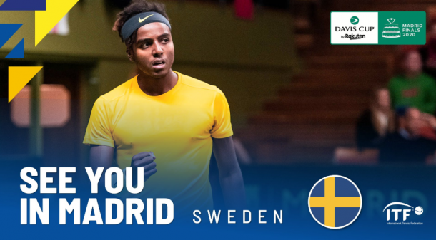Suecia vuelve a las finales de la Copa Davis. Imagen: @DavisCupFinals.